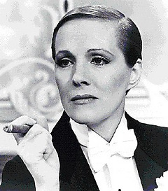 Julie Andrews in Victor/Victoria in 1982